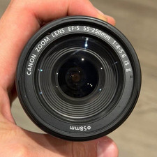 Canon EF-S 55-250mm f/4-5.6 IS II Zoom Lens EF-S Mount AF/MF 58mm