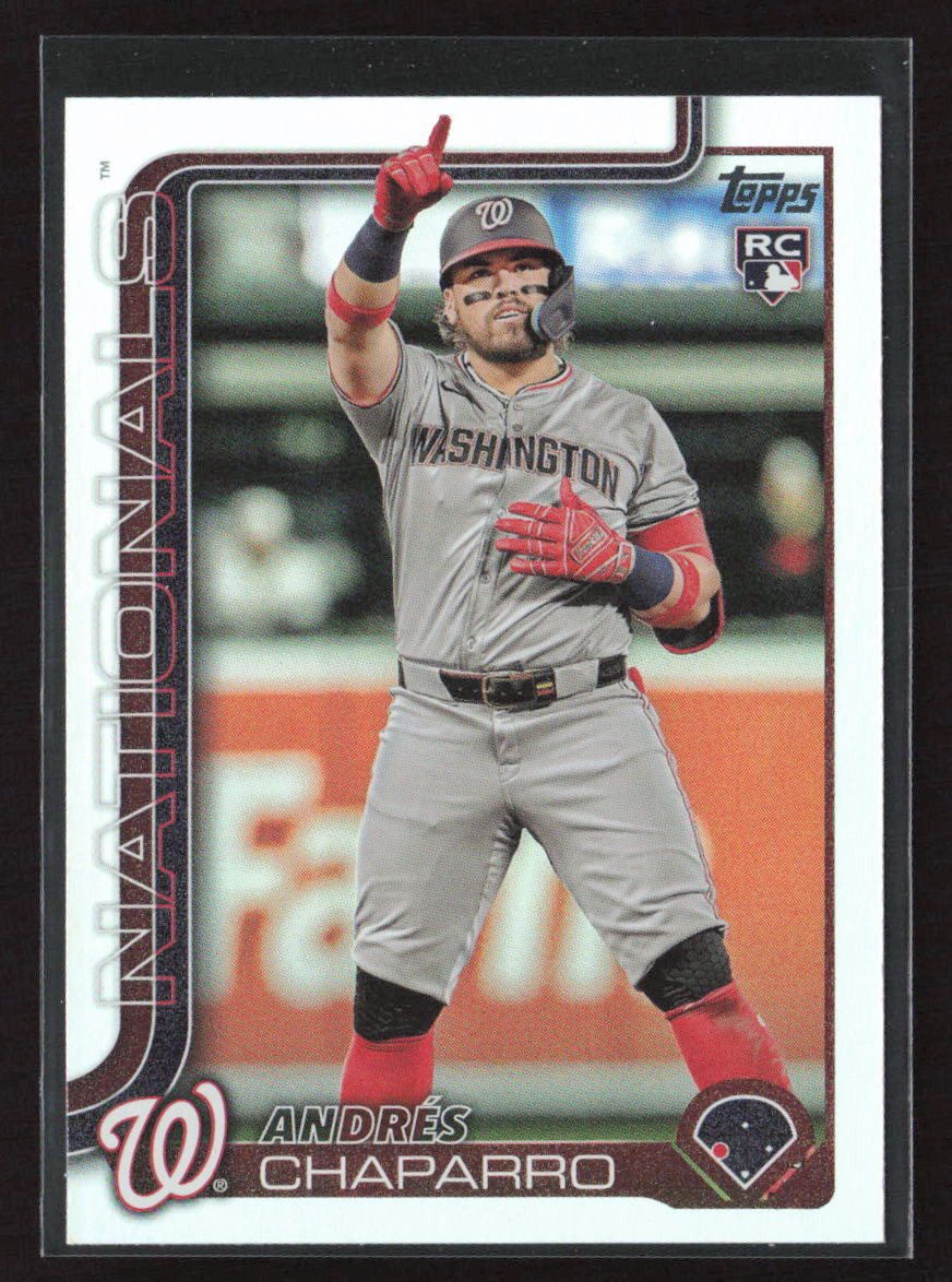 2025 Topps Series 1 #167 Andres Chaparo Rainbow Foil Parallel | eBay