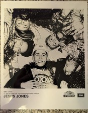 Jesus Jones 1990 Original Black and White Photo Press Release EMI Promo Rare