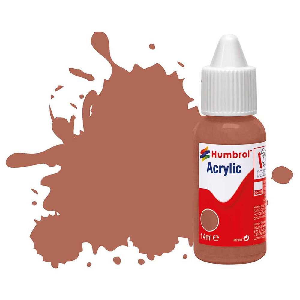 Greenhills Humbrol 14ml Dropper Bottle of Acrylic Rust Matt DB0113 - C5324 ##x - Image 8