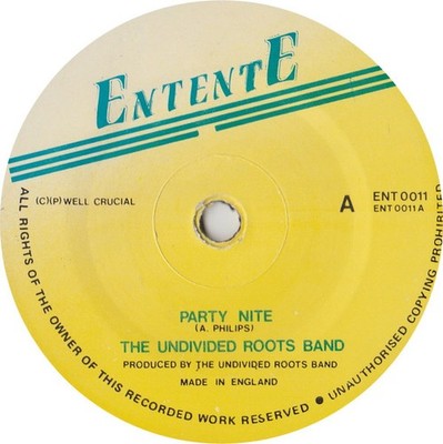 Undivided Roots - Party Nite (7'', Single) (Near Mint (NM or M-)) - 4156974726