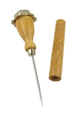Norpro Stainless Steel Ice Pick with Wood Handle and Sheath, 7 ¼ in.