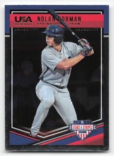 2018 Panini USA Baseball Stars & Stripes #44 Nolan Gorman Longevity Base