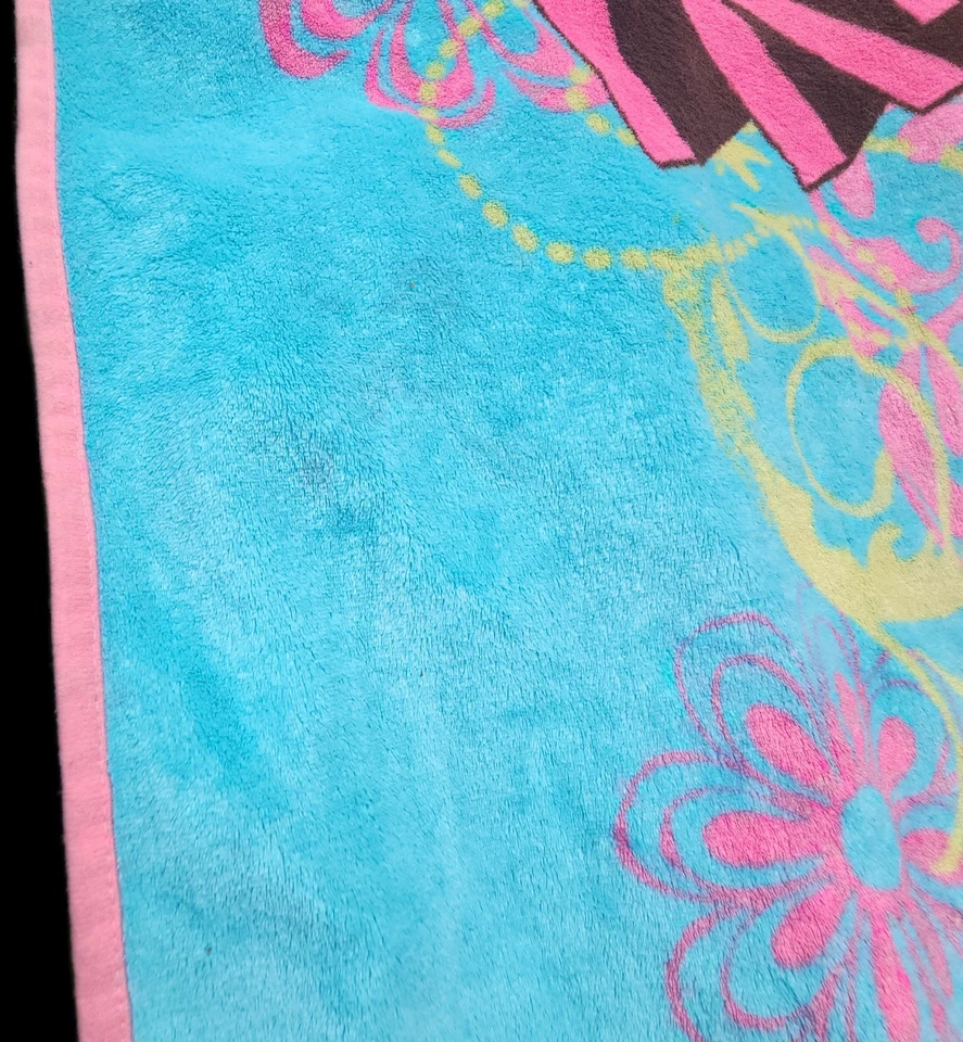 Vintage Original Bobby Jack Best Friends Moose Mouse Monkey Fleece Blanket Y2K - Image 4 of 4