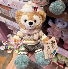 HongKong Disney 2025 Authentic Winter Christmas Party Duffy Bear Plush Doll New