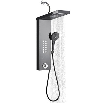 Shower Panel Tower System,Rain Shower Head Rainfall Waterfall Shower,Handheld...
