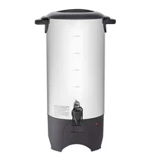Commercial Coffee Urn 50 Cups Stainless Steel Large Coffee Dispenser 1000W/110V