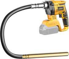 Handheld Concrete Vibrating Tool Compatible with Dewalt 20V Battery (No Battery)