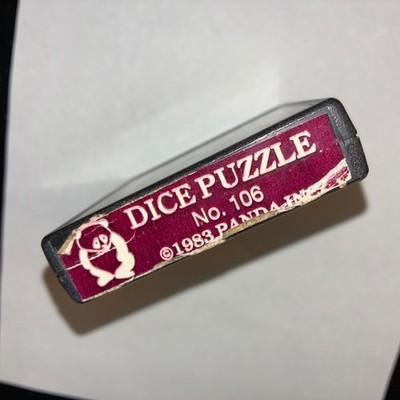 Dice Puzzle Atari 2600 Cartridge Only 1983 Used