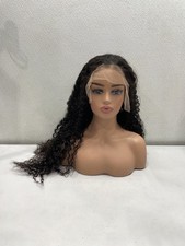 Tuneful Natural Black Deep Wave Human Hair Glueless 13x6 Lace Front Wig 30"