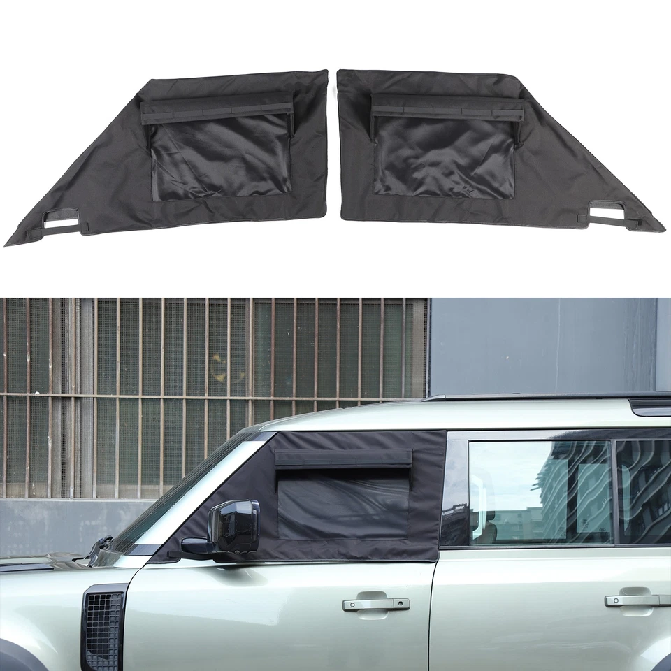 Front Side Window Cover Sun Shade Privacy Blind Fits Land Rover Defender 2020+ - Image 2 of 4