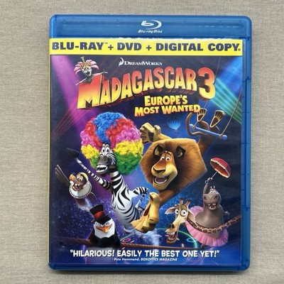 Madagascar 3: Europe's Most Wanted (Blu-ray & DVD 2012) Animated Animal Comedy +