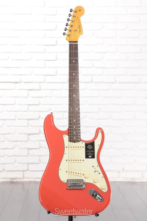 Fender American Vintage II 1961 Stratocaster Electric Guitar - Fiesta Red