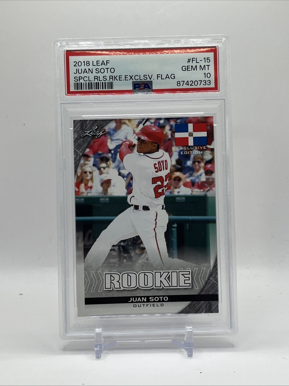 2018-19 Leaf Special Release - Exclusive Edition Rookies Juan Soto #FL-15 (RC)