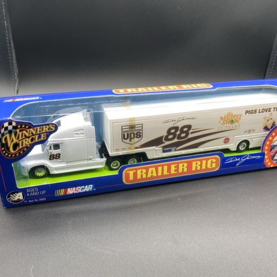 VTG  Winners Circle #88 Dale Jarrett UPS Trailer Rig  Transporter Truck Diecast 