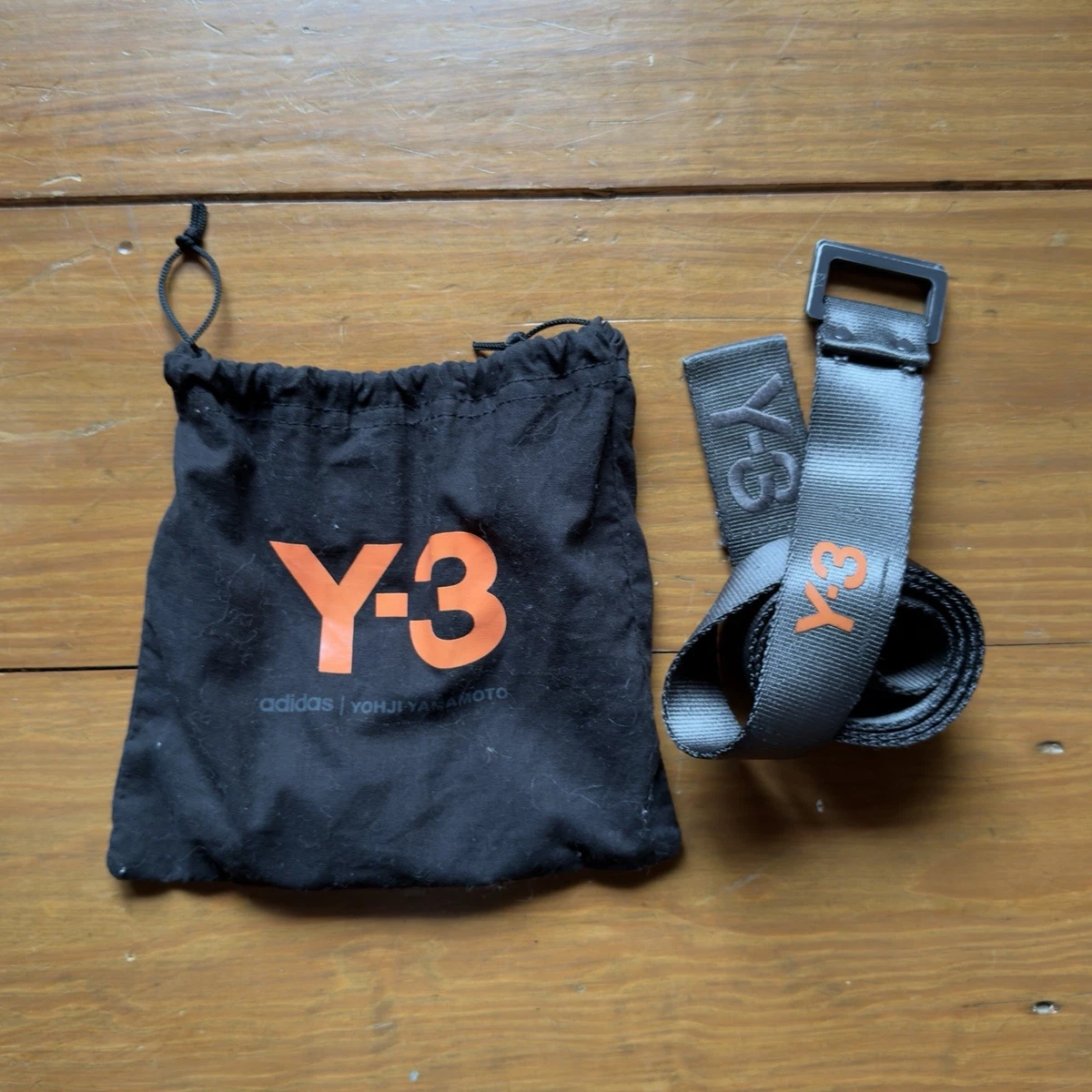 ベルト Y-3 BELT BLACK Size:L Black Classic Logo Belt by Y-3 on Sale