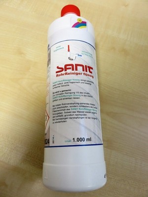 SANIT - Rohrreiniger flüssig Flasche 1000 ml Artikelnummer 3063