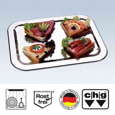 CHG  Schlemmerplatte 36 x 25 cm Sevierplatte, Käseplatte, Wurstplatte -  2 Stück