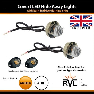 Blinkende LED HIDE AWAY LICHTER, Lichtleiste Recovery Strobe Beacon 12V 24V