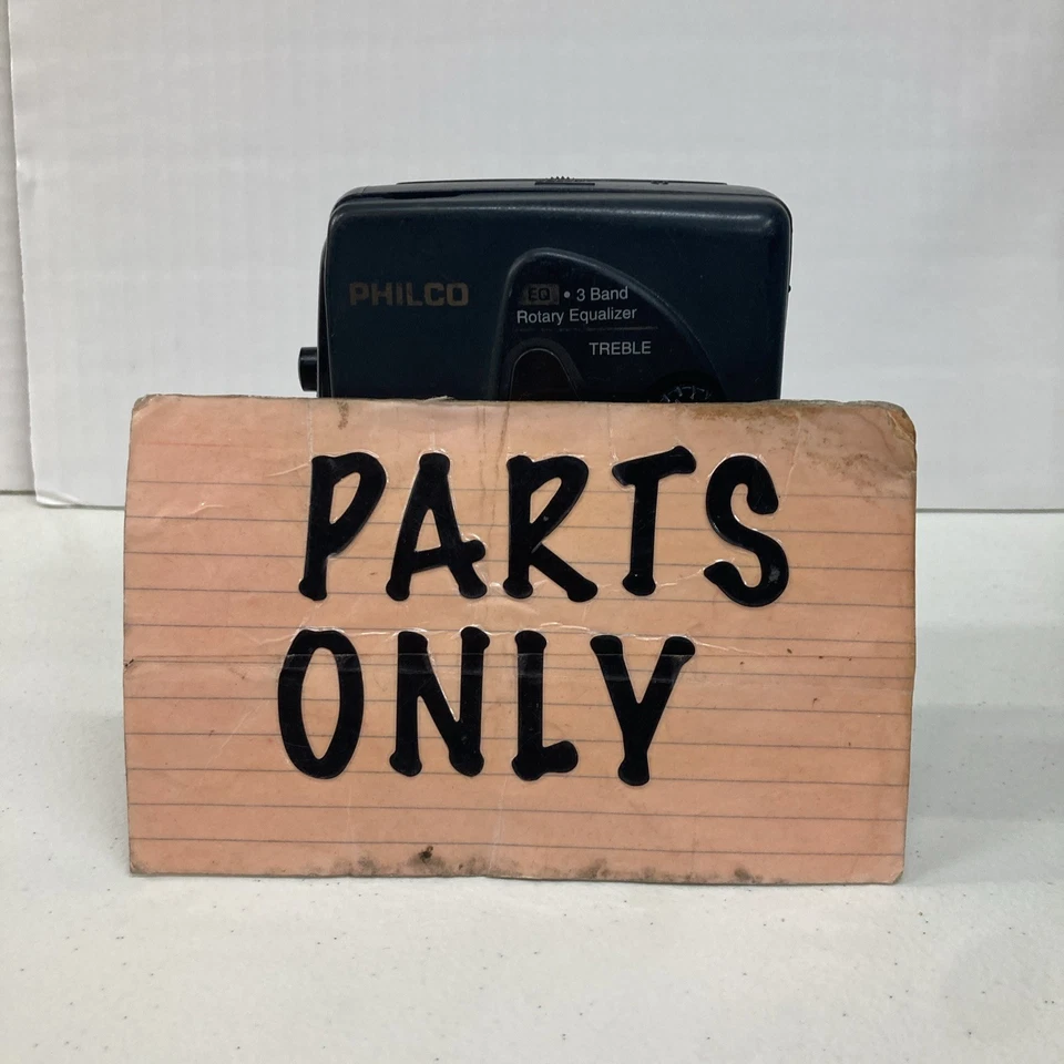 Philco Cassette Estéreo Personal Modelo P401K Piezas Reparación De Colección Leer Foto 2 de 4