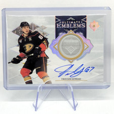 2023-24 UD ULTIMATE EMBLEMS AUTO Tristan Luneau #UE-TL