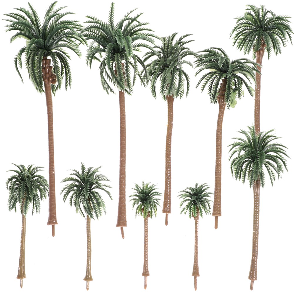 10 Mini Palm Trees for Micro Landscapes & DIY Crafts