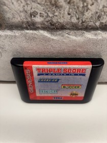 Triple Score: 3 Games in 1 (Sega Genesis, 1993)  Complete | Tested