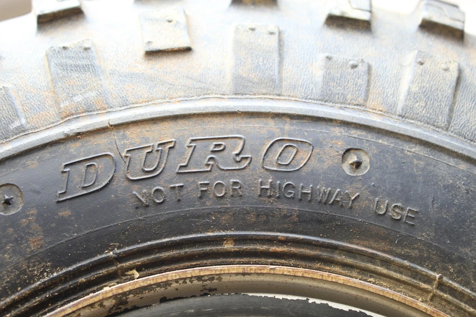 88-06 Yamaha Blaster YFS200 YFS 200 Rear Back Wheel Rim Set 8x8 w Tires 22x11-8 - Image 4 of 4