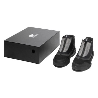 Sorel x Concepts‎ ONA 718 Men\'s Size 10.5 Mid Top Zip Black Shoes Boots Explorer Next Sneaker Mid WP Black | Quarks Shoes main image 3