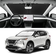 Custom Fit Windshield Sun Shade for Nissan Rogue 2021-2026, Foldable Car Sunshad
