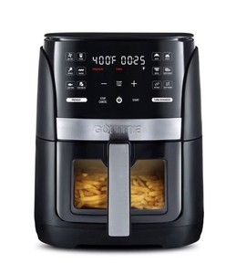 Gourmia 6-Qt Digital Window Air Fryer with 12 Presets & Guided Cooking