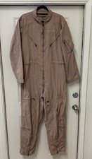 CWU-27/P Size 44R Flyers Coveralls Desert Tan Beige Military Flight Suit Aramid