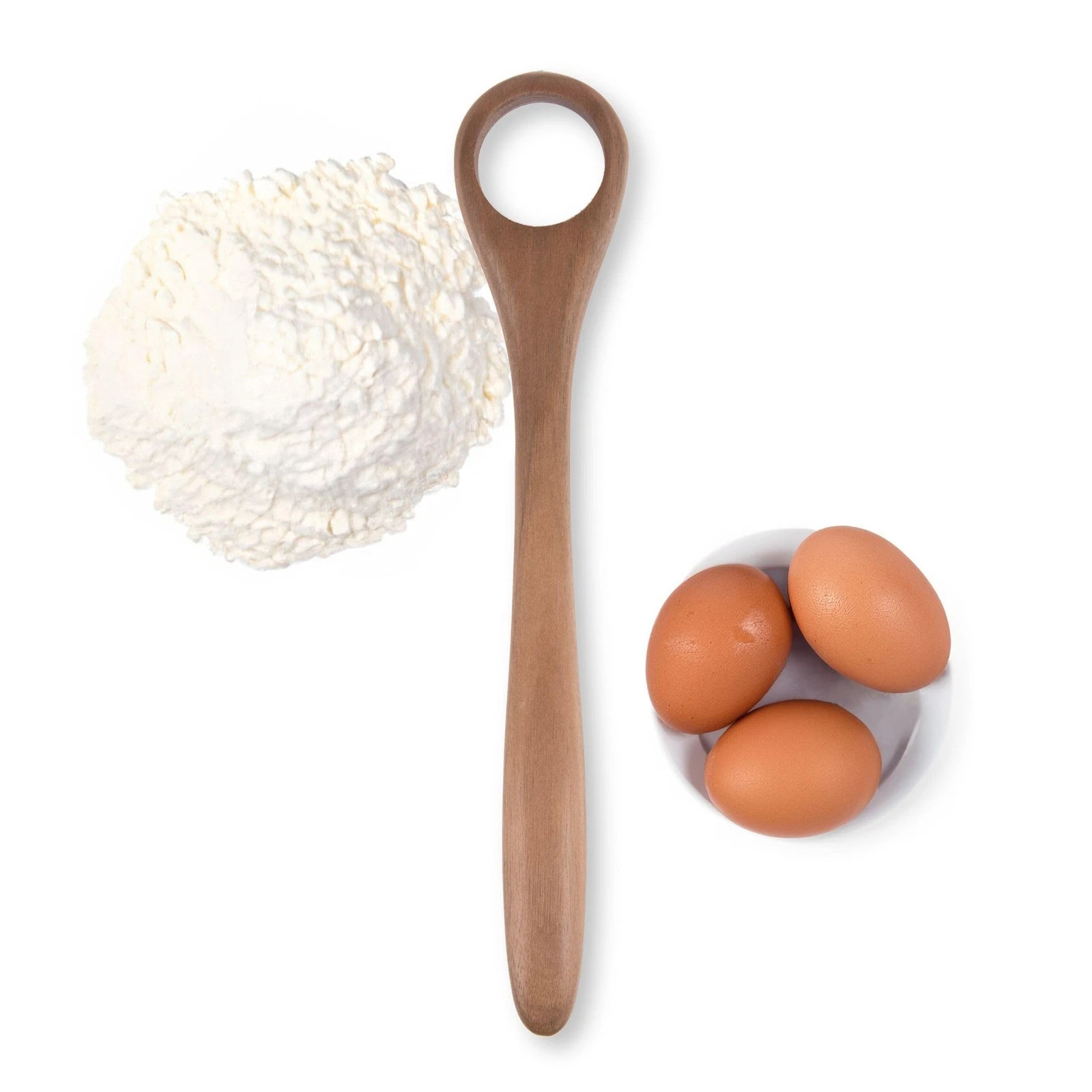 Danish Dough Whisk - Bread Wisking Tool for Mixing - Sourdough Wood Stirrer f...