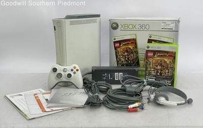 Microsoft Xbox 360 60GB Indiana Jones Kung Fu Panda Bundle - Falcon - Tested