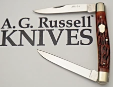 Cattaraugus by AG Russell CM-16 “Muskrat" Knife - High Quality - ATS-34 Steel