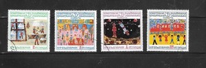 BULGARIA SC#2172-5 1974 CTO USED OLD XF PHILATELIC EXHIBITION STAMP SET