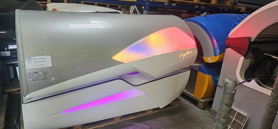 Ergoline Excellence 800 Turbo Power profi Solarium Sonnenbank      Porta de sol  - Image 2 of 3