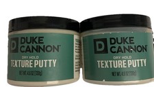 (2) Duke Cannon Dry Hold Texture Putty 4.6 Oz. No Shine Slight-label Wear. VIEW