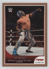 2016 WWE Road to Wrestlemania Tag Team Championship Bronze Kalisto #15 Patch 0w6