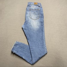 Judy Blue Jeans Womens 15/32 Blue Denim Mid Rise Skinny Stretch 5-Pocket JB8859