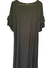 Lane Bryant Black Ruffle Sleeve Tunic Dress Size 14/16 from Witch’s Estate Sale