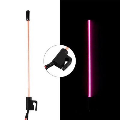 INJORA LED Peitschenlicht für 1/18 1/24 RC Crawler - Pinkish Purple (L44-PU)