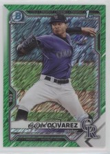 2021 Bowman Chrome Prospects Green Shimmer Refractor 97/99 Helcris Olivarez s7f