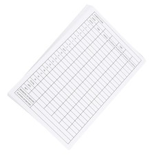 20 Pcs Game Sheets Golfs Score Competition Club Tracker