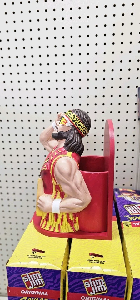 MACHO MAN RANDY SAVAGE Slim Jim Display 2025 Collector Series Mint - New! NIB - Image 4 of 4