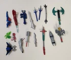 Bandai Power Rangers Vintage Accessories Lot Mixed Weapons & Parts & Accessories