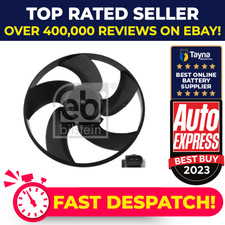 Radiator Fan fits PEUGEOT 206 2.0D 99 to 09 Cooling 1253F3 125383 Febi Quality
