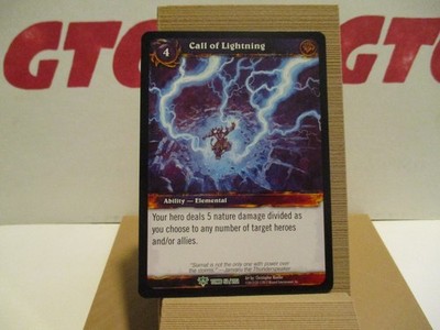 World of Warcraft TCG Call of Lightning Card #50/202
