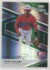 2020 Panini Elite Extra Edition Aspirations Green 317/499 Yoffry Solano #179 fo7