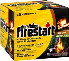 Firestart Indoor/Outdoor Firelighters - Quick Ignition for BBQ, Fireplace, Fire 
